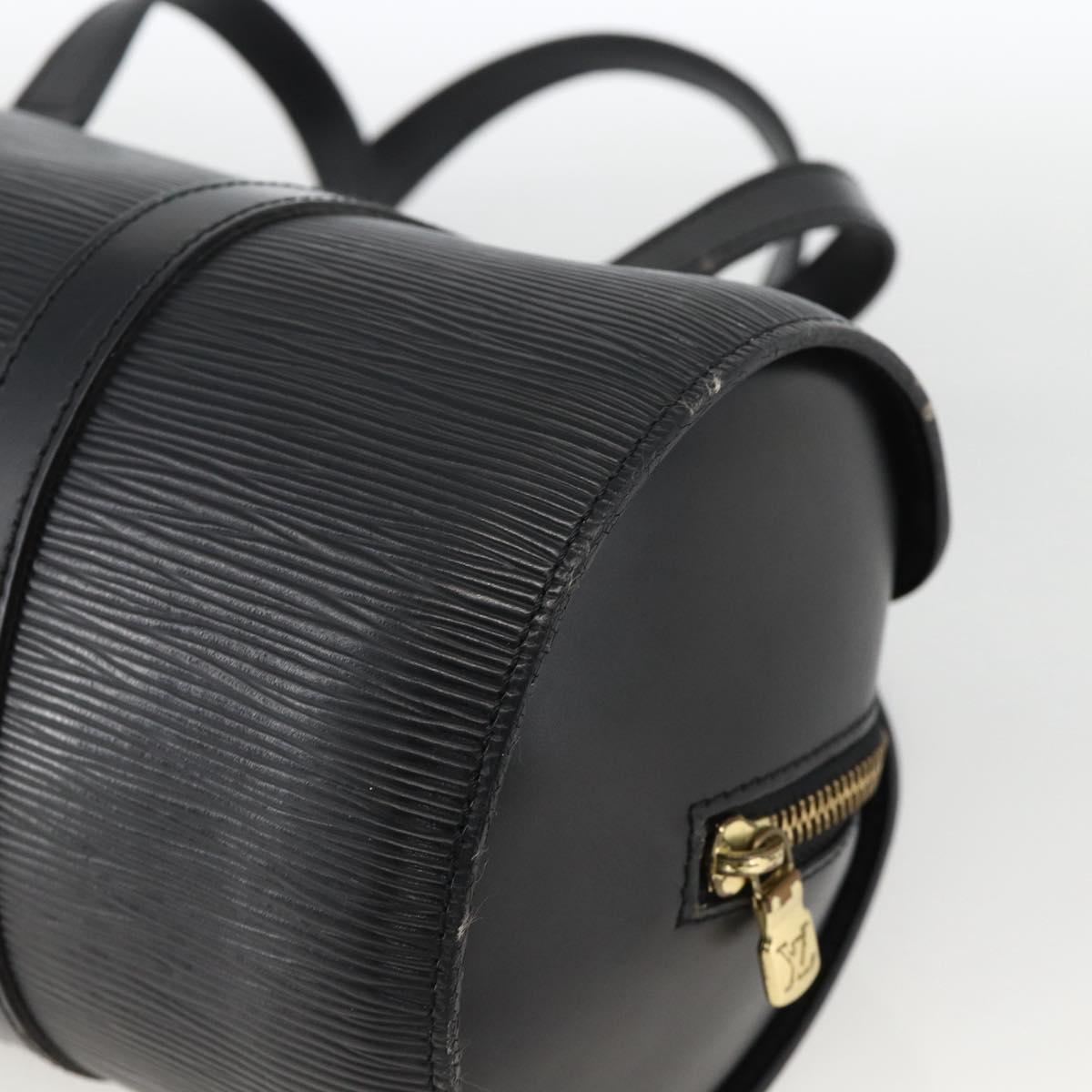 LOUIS VUITTON Epi Soufflot Hand Bag Black M52222 LV Auth ai800A