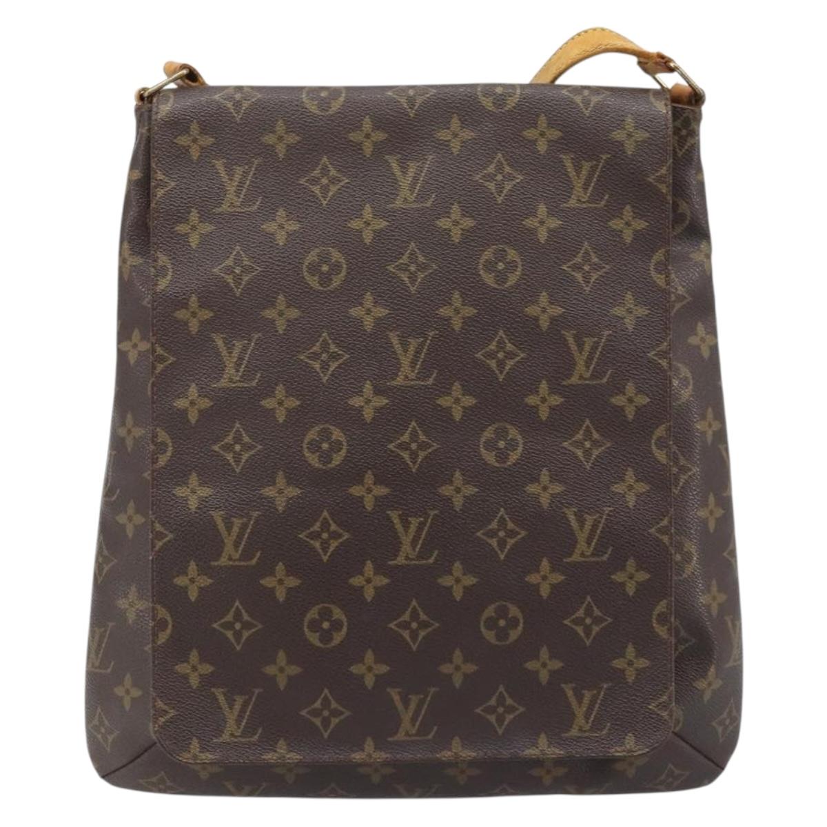 LOUIS VUITTON Monogram Musette Shoulder Bag M51256 LV Auth ai806