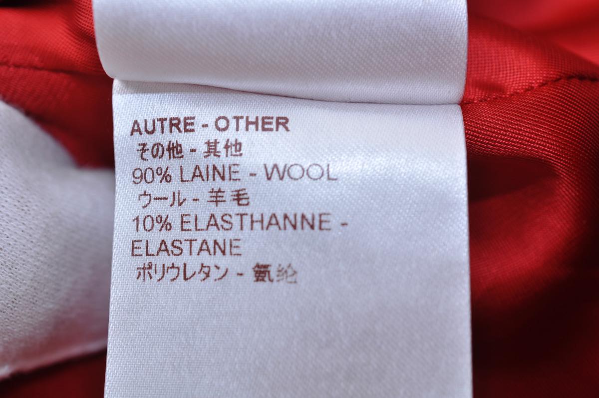 LOUIS VUITTON Monogram Jacket Nylon 38 Japan Limited Black Red LV Auth ak066