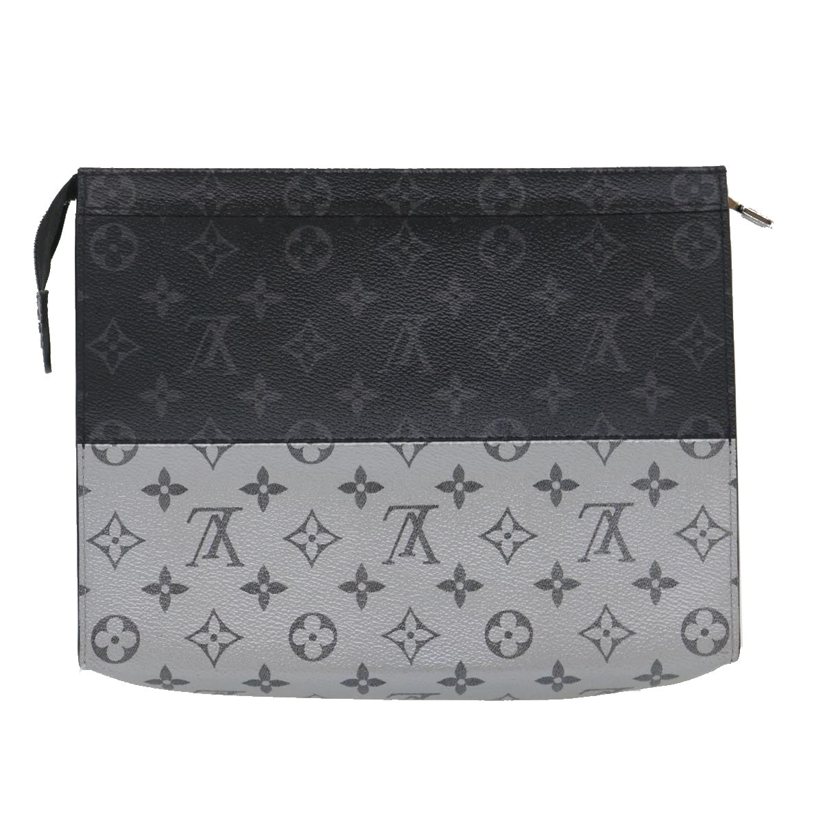 LOUIS VUITTON Monogram Split Pochette Voyage MM Clutch Bag M63039 LV Auth ak168V