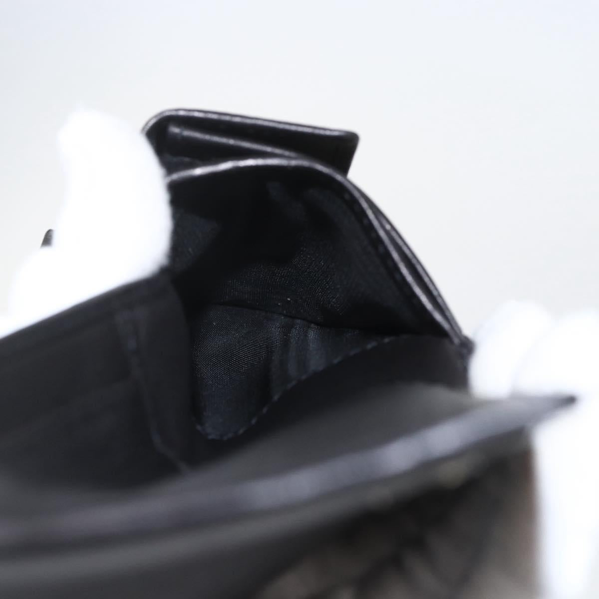 GUCCI Wallet Leather Black Auth am10009V