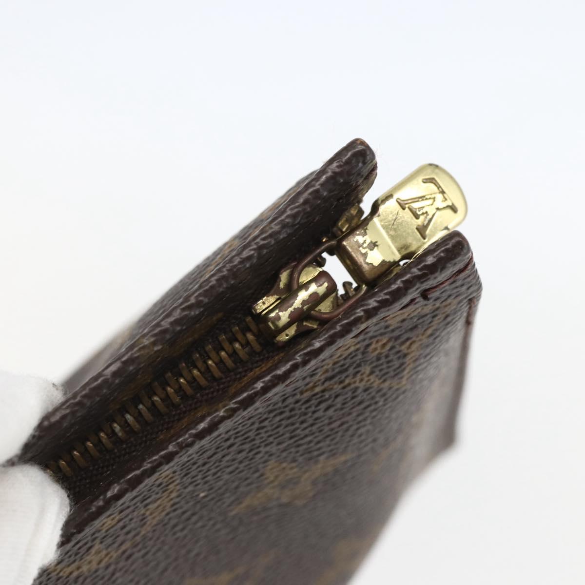 LOUIS VUITTON Monogram Poche Toilette 19 Pouch M47544 LV Auth am10011
