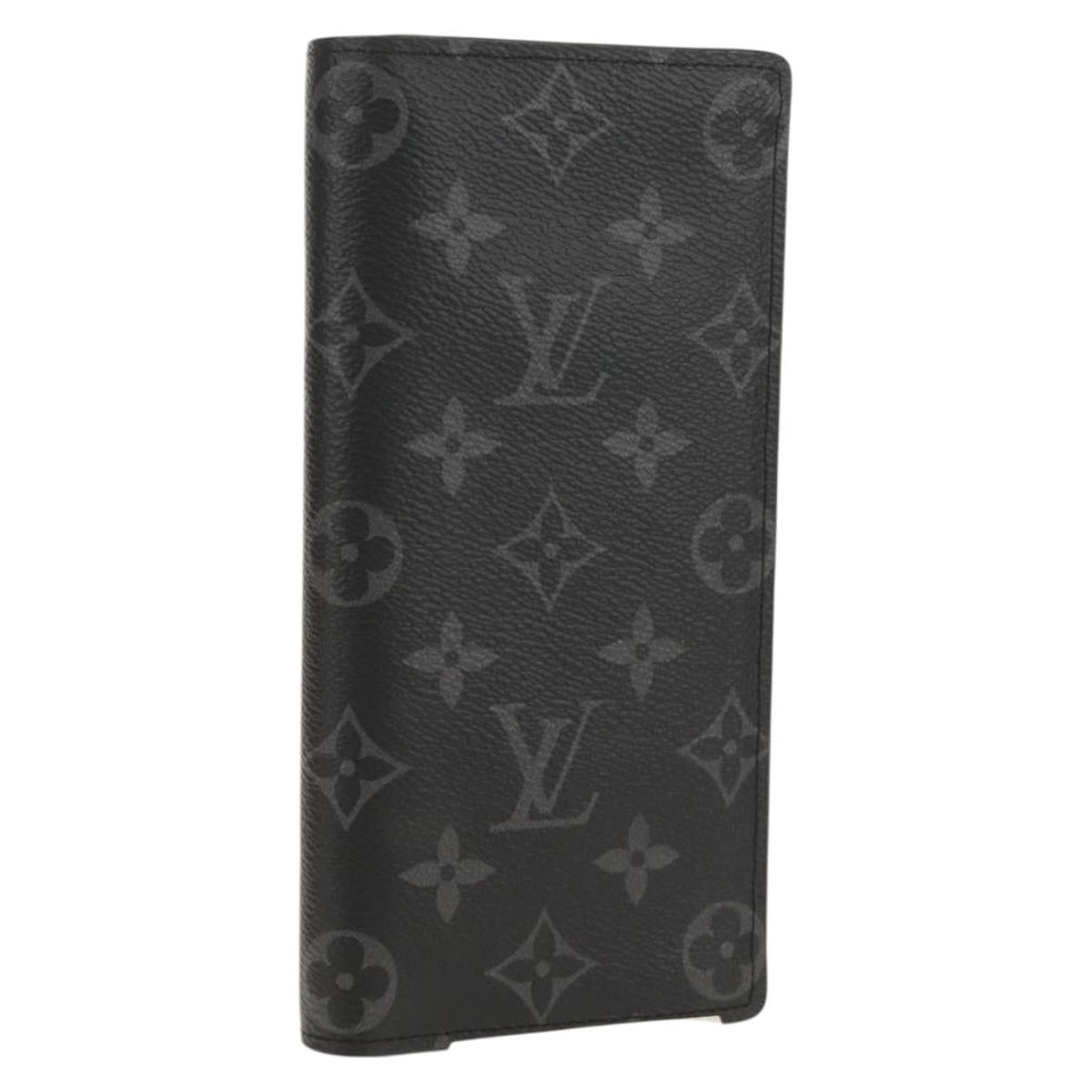 LOUIS VUITTON Monogram Eclipse Porte Feuille Brother Wallet M61697 Auth am10014M