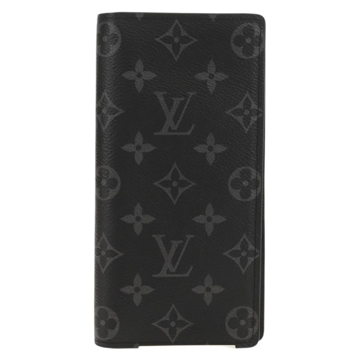LOUIS VUITTON Monogram Eclipse Porte Feuille Brother Wallet M61697 Auth am10014M