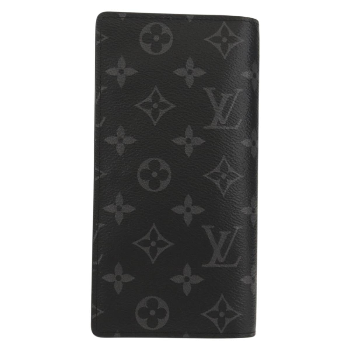 LOUIS VUITTON Monogram Eclipse Porte Feuille Brother Wallet M61697 Auth am10014M