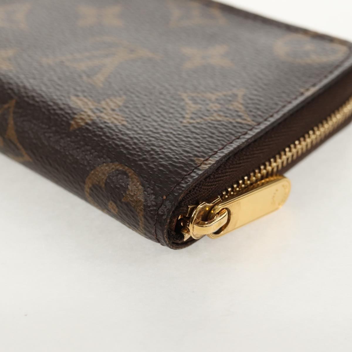 LOUIS VUITTON Monogram Zippy Coin Purse Coin Purse M60067 LV Auth am10019M