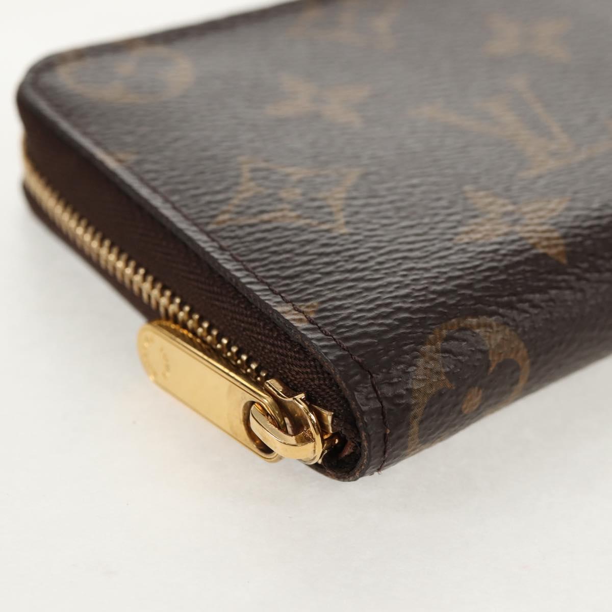 LOUIS VUITTON Monogram Zippy Coin Purse Coin Purse M60067 LV Auth am10019M