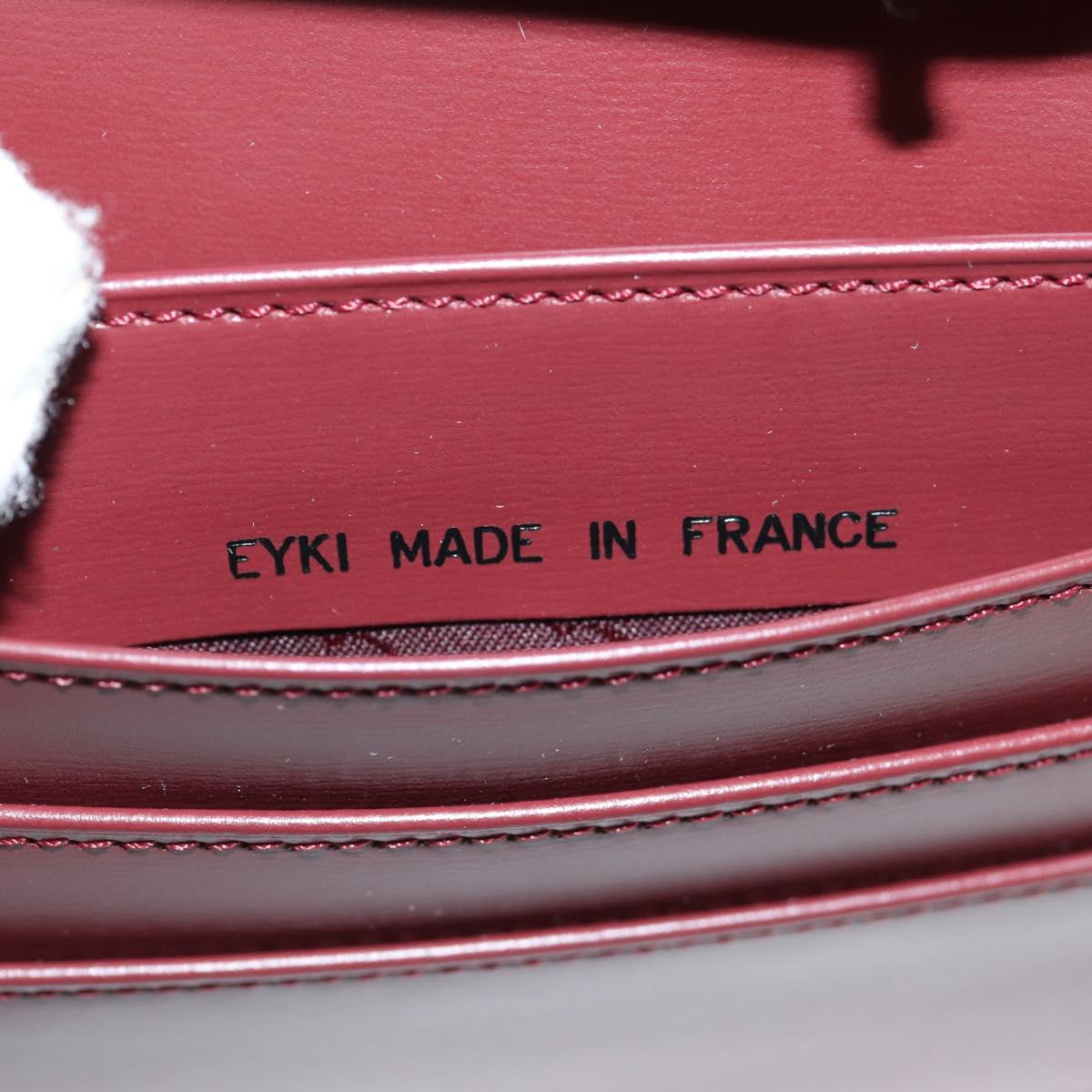 CARTIER Pasha Long Wallet Leather Bordeaux Gold Auth am10035V