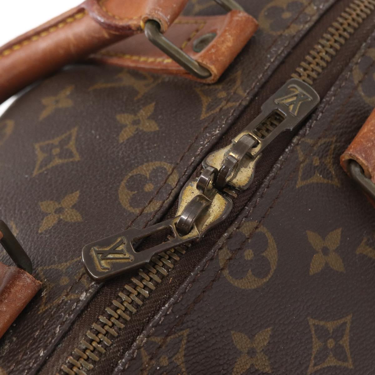 LOUIS VUITTON Monogram Keepall 50 Boston Bag M41426 LV Auth am10039
