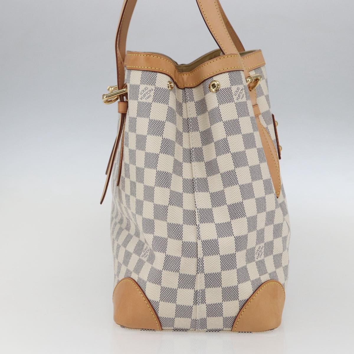 LOUIS VUITTON Damier Azur Hampstead MM Tote Bag N51206 LV Auth am10041V