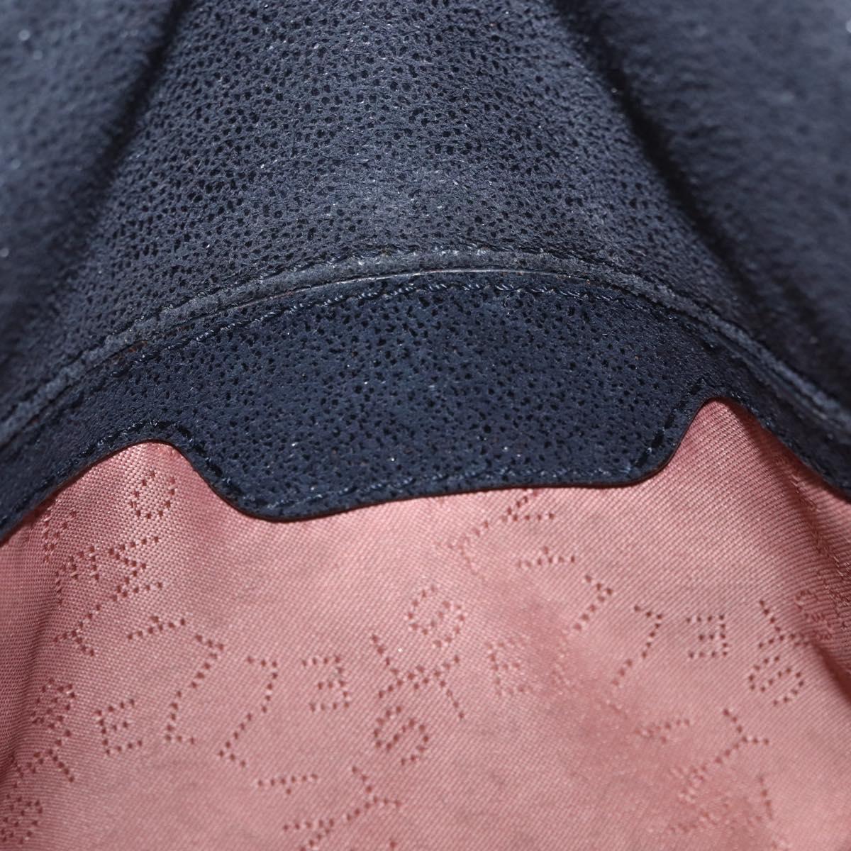 Stella MacCartney Chain Falabella Bag polyester Navy Silver 364519 Auth am10062V