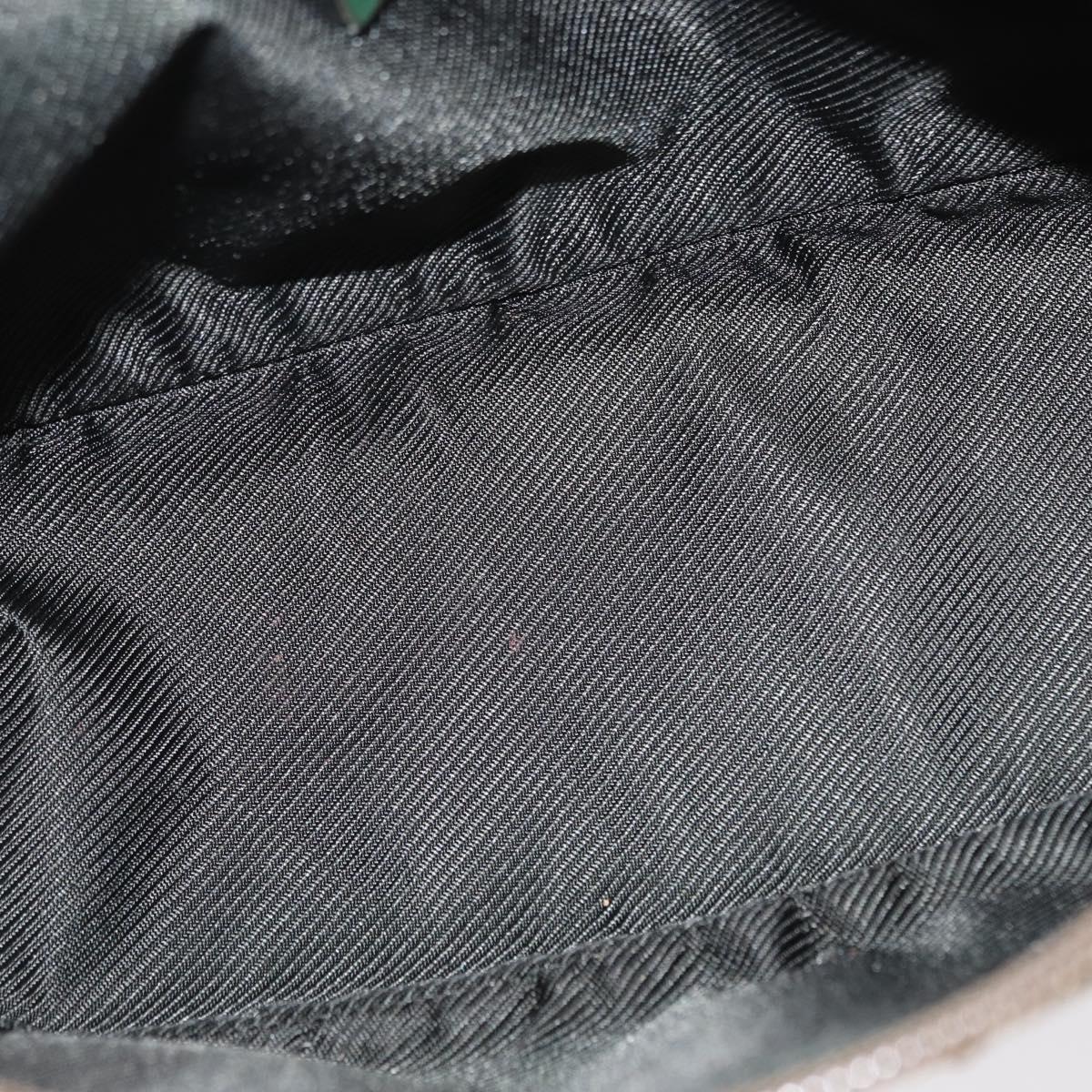 GUCCI GG Canvas Sherry Line Hand Bag Beige Gold 141809 Auth am10067V