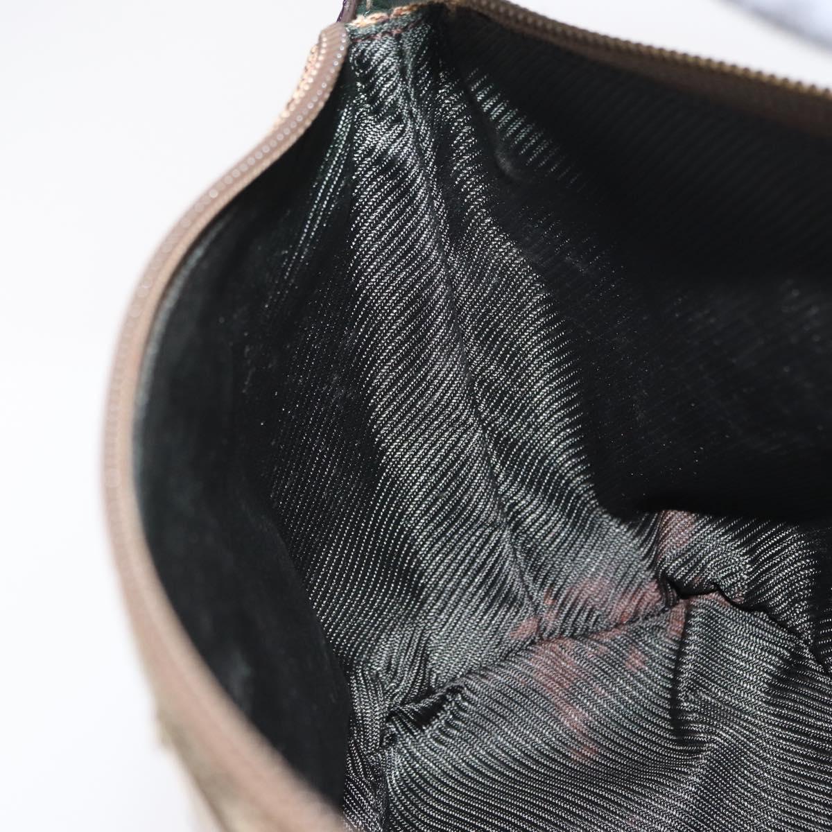 GUCCI GG Canvas Sherry Line Hand Bag Beige Gold 141809 Auth am10067V