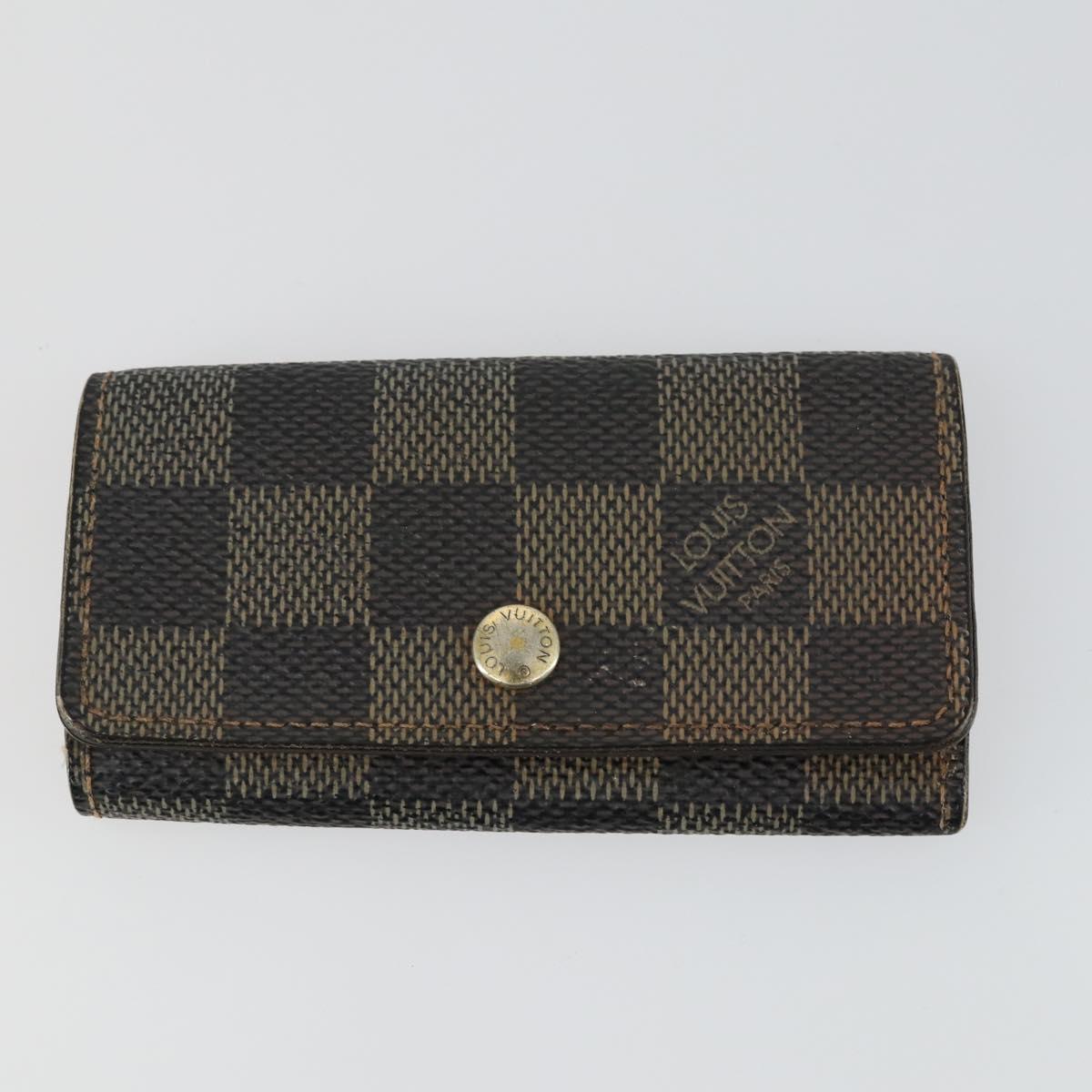 LOUIS VUITTON Monogram Damier Multicles 4 Key Case 5 Set LV Auth am10069