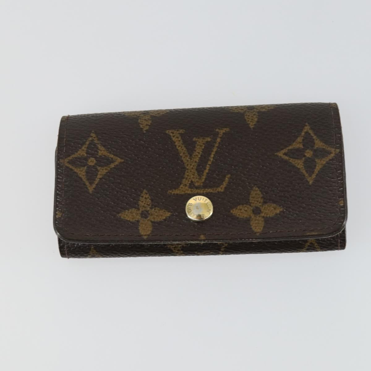 LOUIS VUITTON Monogram Damier Multicles 4 Key Case 5 Set LV Auth am10069