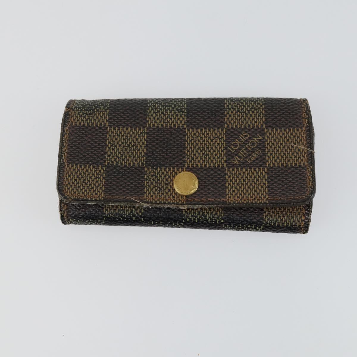 LOUIS VUITTON Monogram Damier Multicles 4 Key Case 5 Set LV Auth am10069