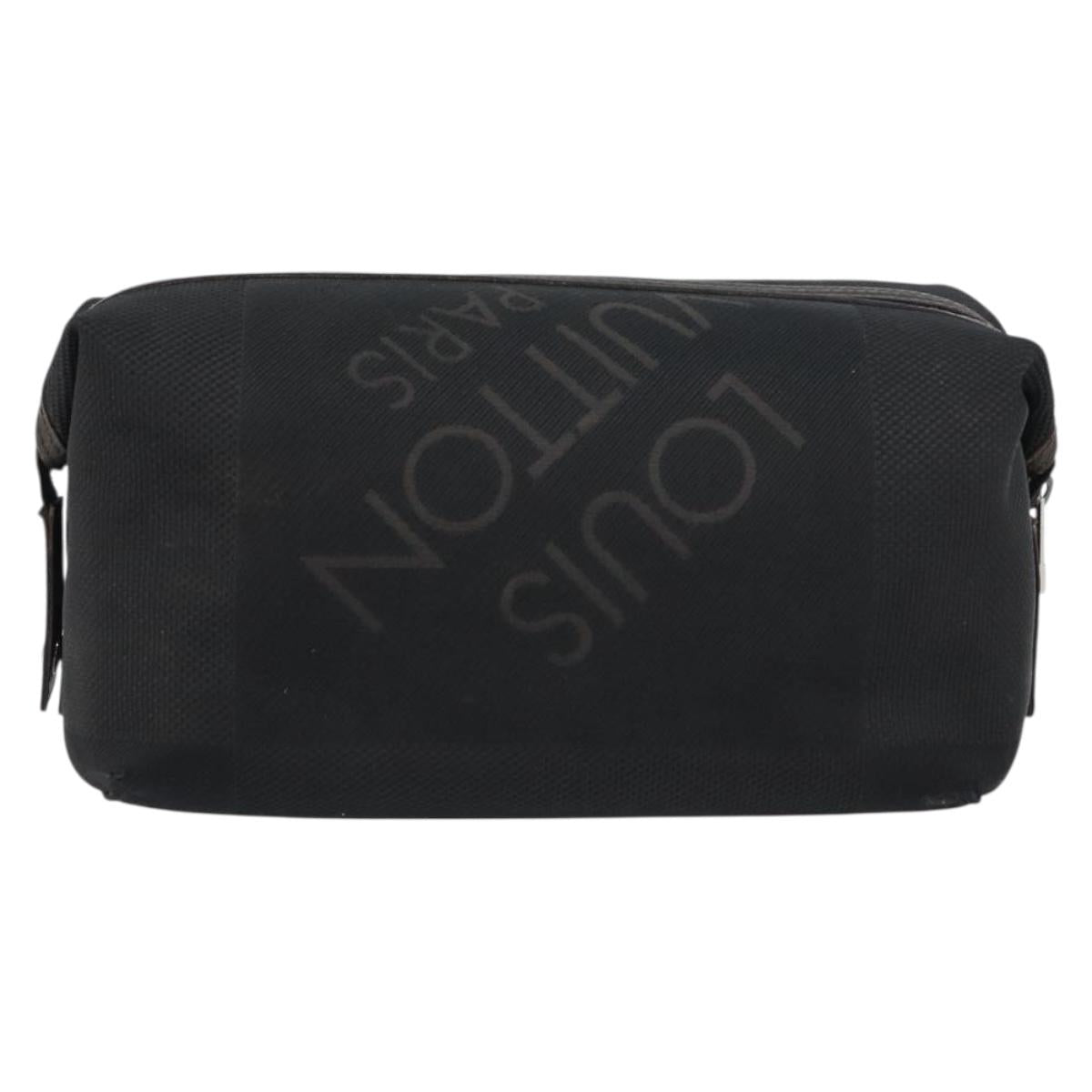LOUIS VUITTON Damier Geant Trousse Albatross Bag Black Noir M93091 Auth am10074