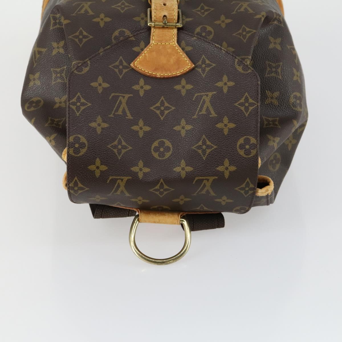 LOUIS VUITTON Monogram Montsouris GM Backpack M51135 LV Auth am10077
