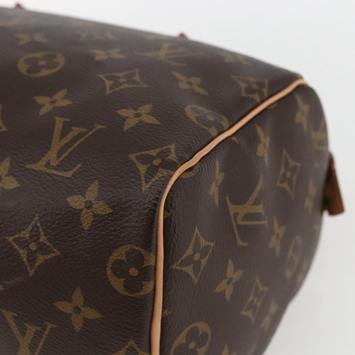 LOUIS VUITTON Monogram Speedy 25 Hand Bag M41528 LV Auth am10087V