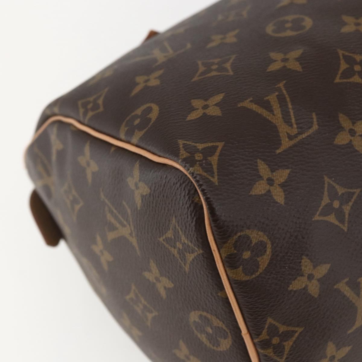 LOUIS VUITTON Monogram Speedy 25 Hand Bag M41528 LV Auth am10087V