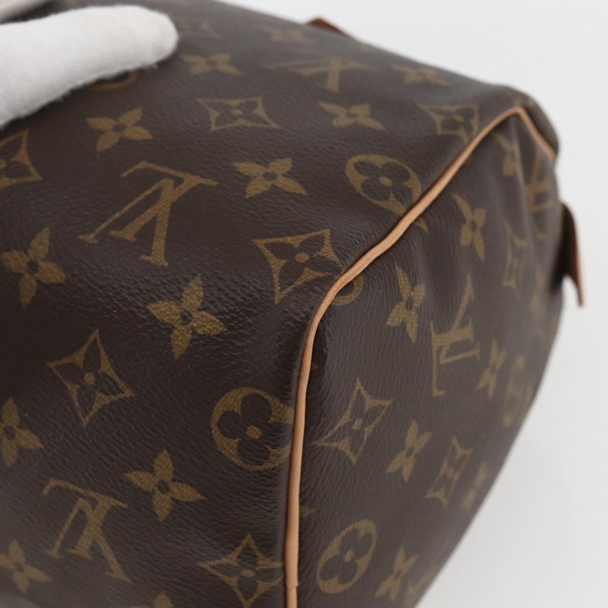 LOUIS VUITTON Monogram Speedy 25 Hand Bag M41528 LV Auth am10087V