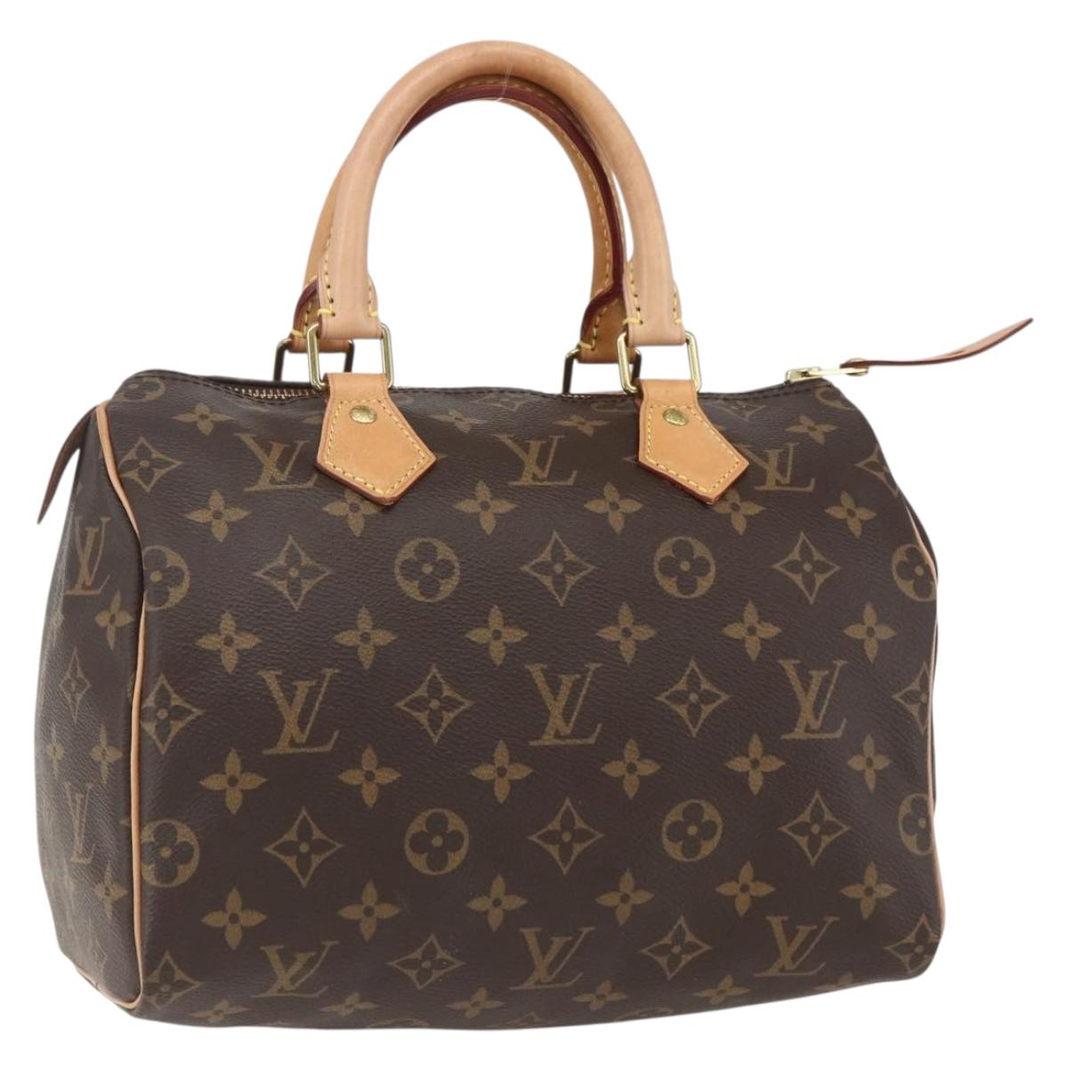 LOUIS VUITTON Monogram Speedy 25 Hand Bag M41528 LV Auth am10087V