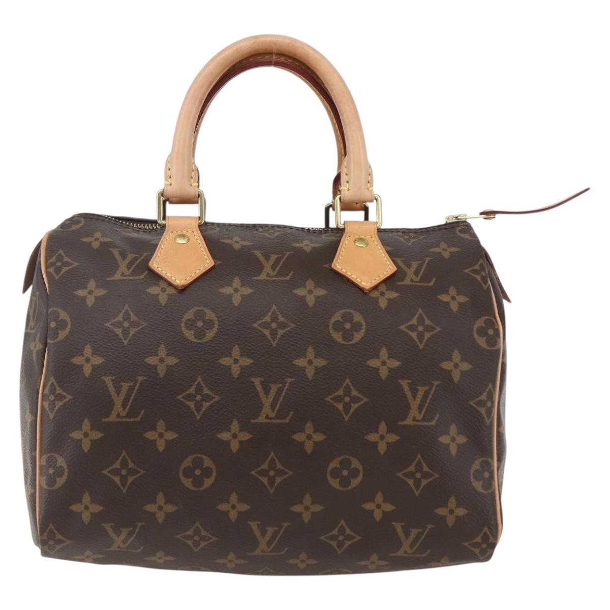 LOUIS VUITTON Monogram Speedy 25 Hand Bag M41528 LV Auth am10087V