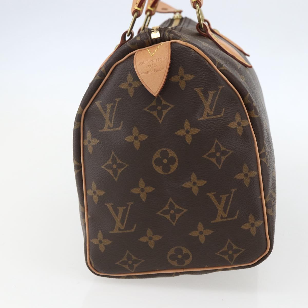 LOUIS VUITTON Monogram Speedy 25 Hand Bag M41528 LV Auth am10087V