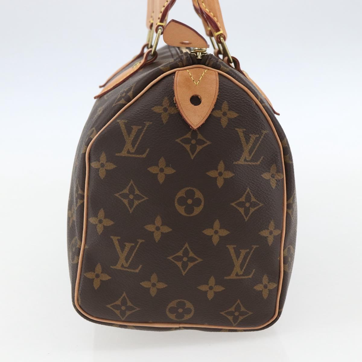 LOUIS VUITTON Monogram Speedy 25 Hand Bag M41528 LV Auth am10087V