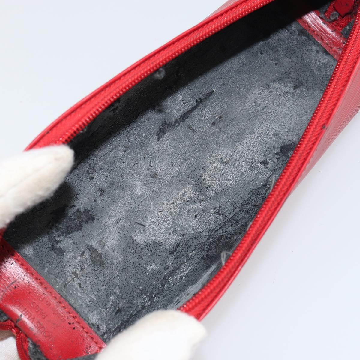 LOUIS VUITTON Epi Trousse Crayons Pen Case Red M56547 LV Auth am10091