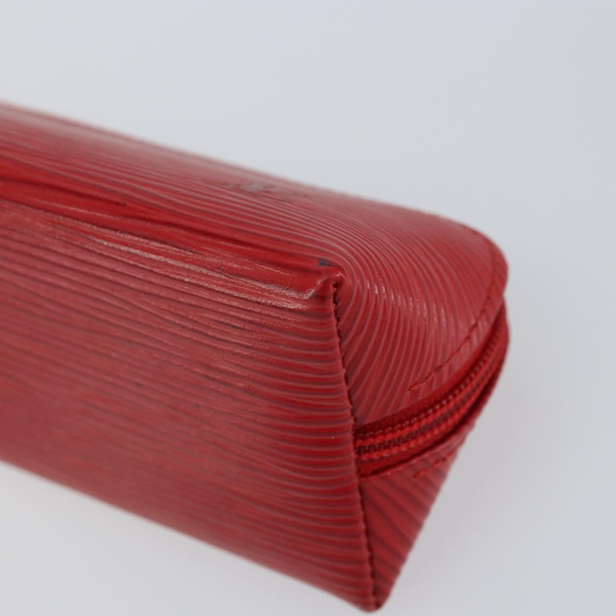 LOUIS VUITTON Epi Trousse Crayons Pen Case Red M56547 LV Auth am10091