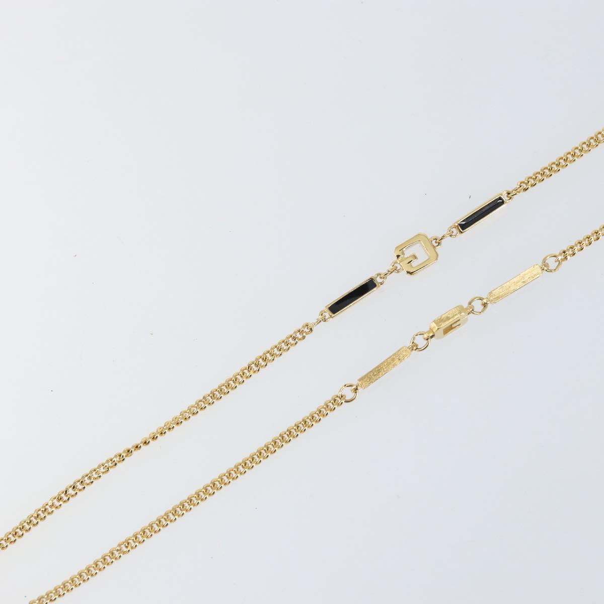 GIVENCHY Necklace metal Gold Tone Auth am10098