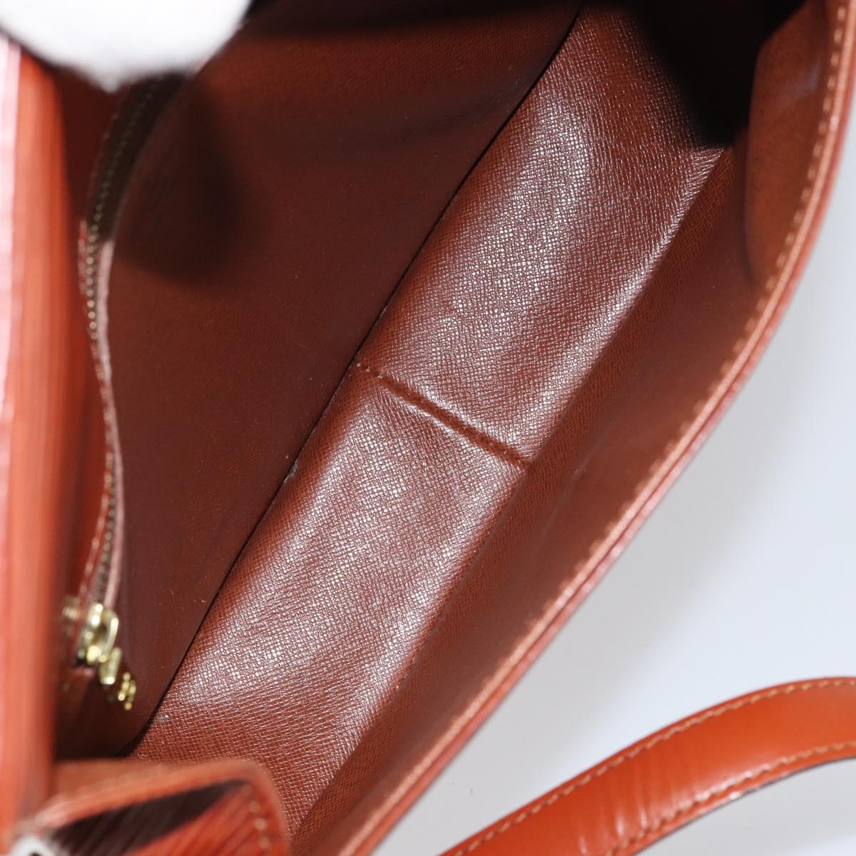LOUIS VUITTON Epi Saint Cloud GM Shoulder Bag Brown M52193 LV Auth am10118