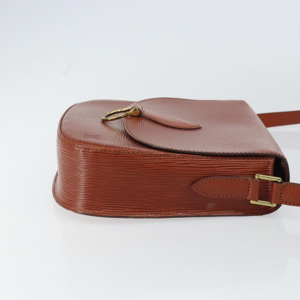 LOUIS VUITTON Epi Saint Cloud GM Shoulder Bag Brown M52193 LV Auth am10118