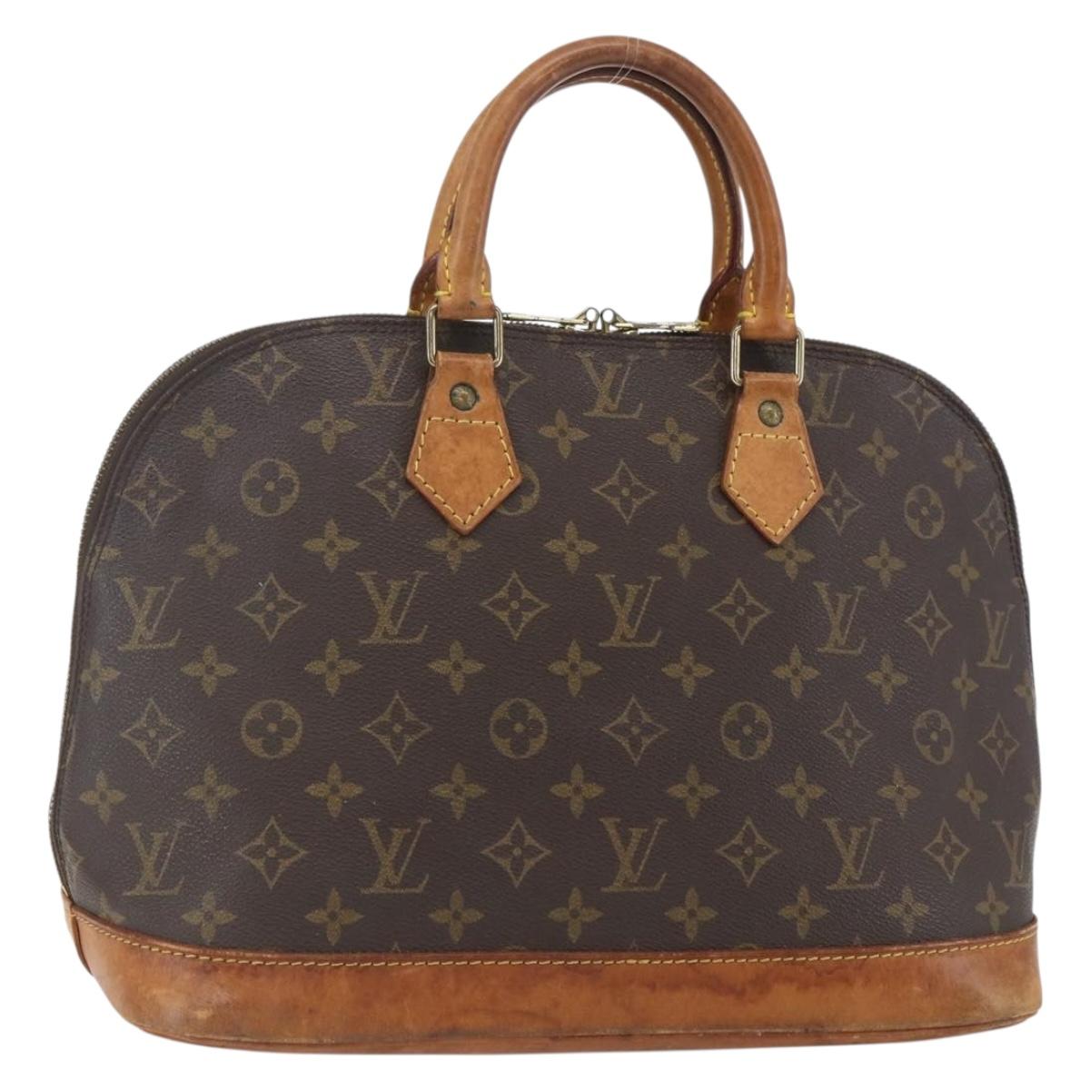 LOUIS VUITTON Monogram Alma Hand Bag M51130 LV Auth am10119
