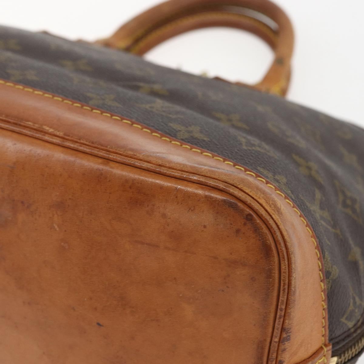 LOUIS VUITTON Monogram Alma Hand Bag M51130 LV Auth am10119