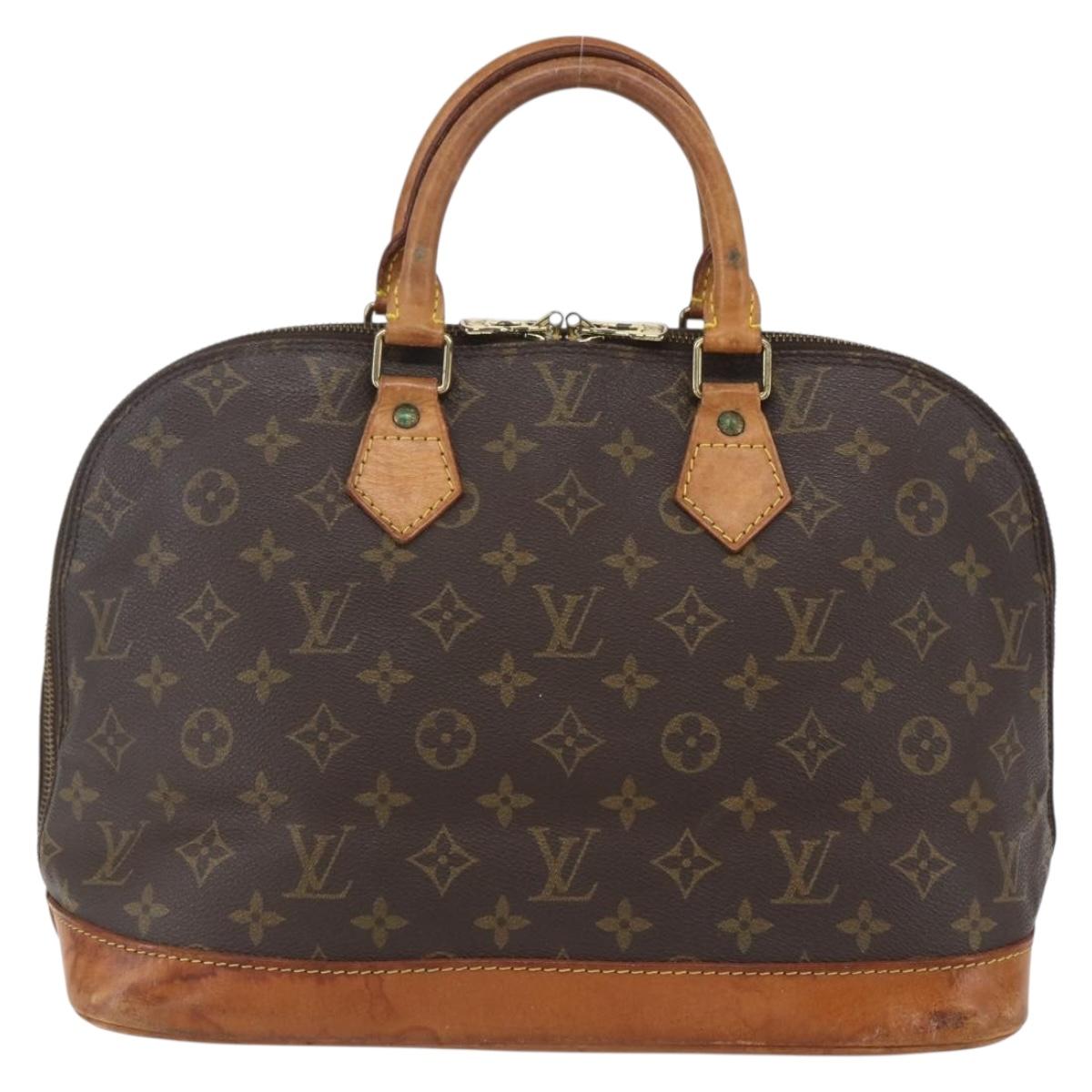 LOUIS VUITTON Monogram Alma Hand Bag M51130 LV Auth am10119