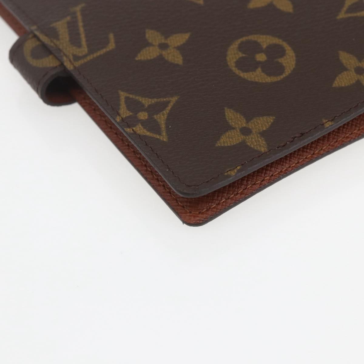 LOUIS VUITTON Monogram Agenda PM Day Planner Cover R20005 LV Auth am10153