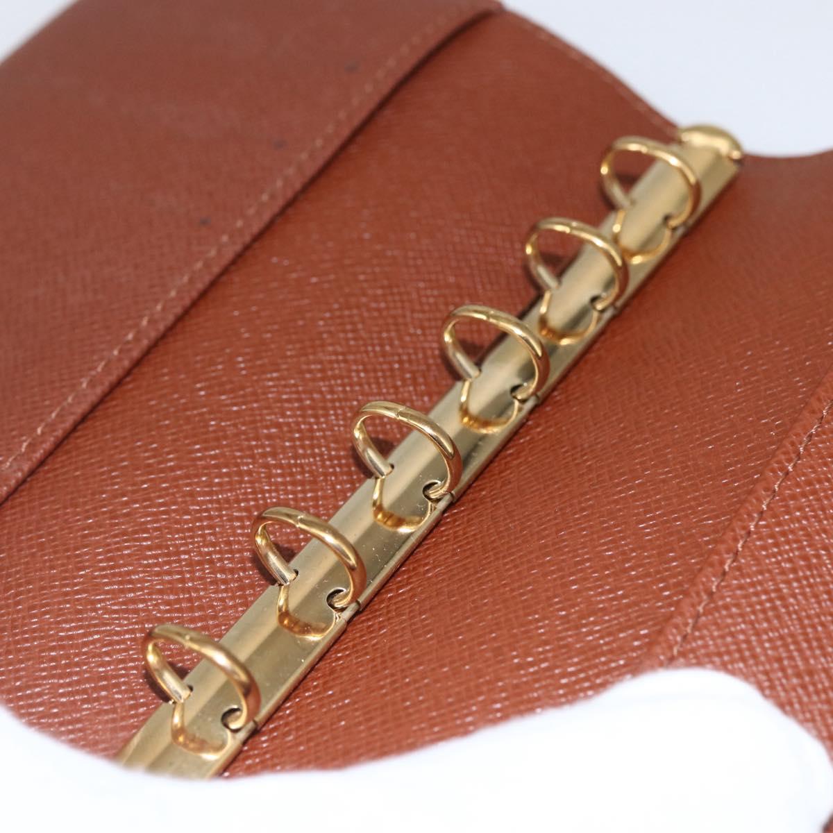 LOUIS VUITTON Monogram Agenda PM Day Planner Cover R20005 LV Auth am10153
