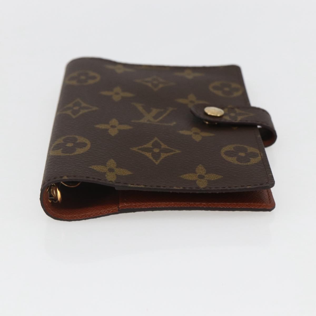 LOUIS VUITTON Monogram Agenda PM Day Planner Cover R20005 LV Auth am10153