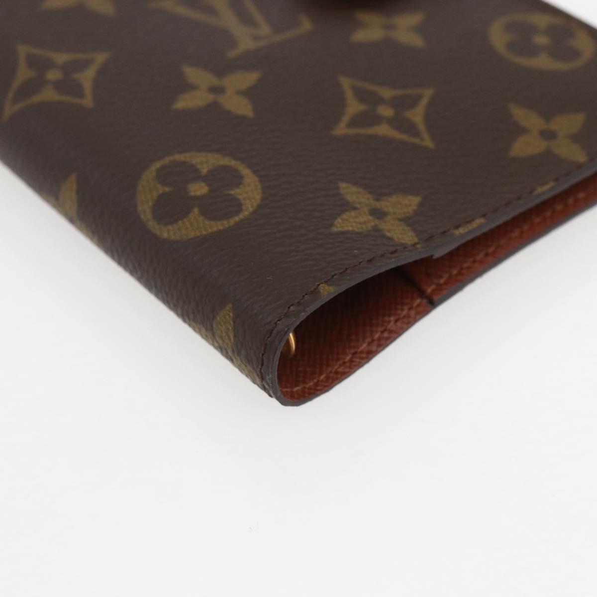 LOUIS VUITTON Monogram Agenda PM Day Planner Cover R20005 LV Auth am10153