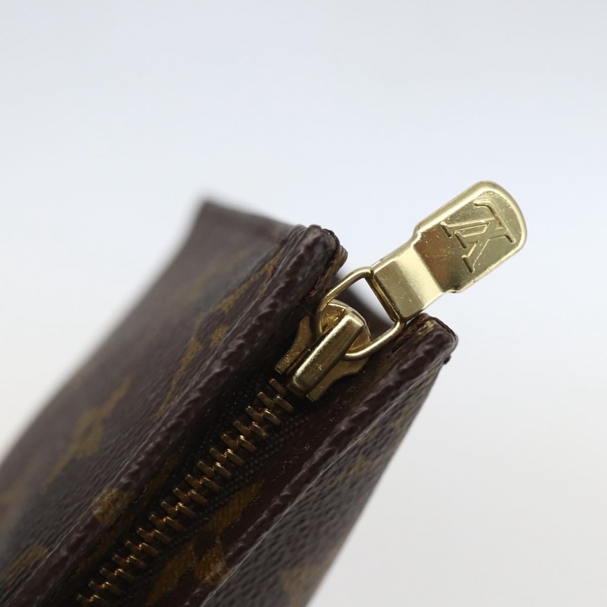LOUIS VUITTON Monogram Poche Toilette 19 Pouch M47544 LV Auth am10163