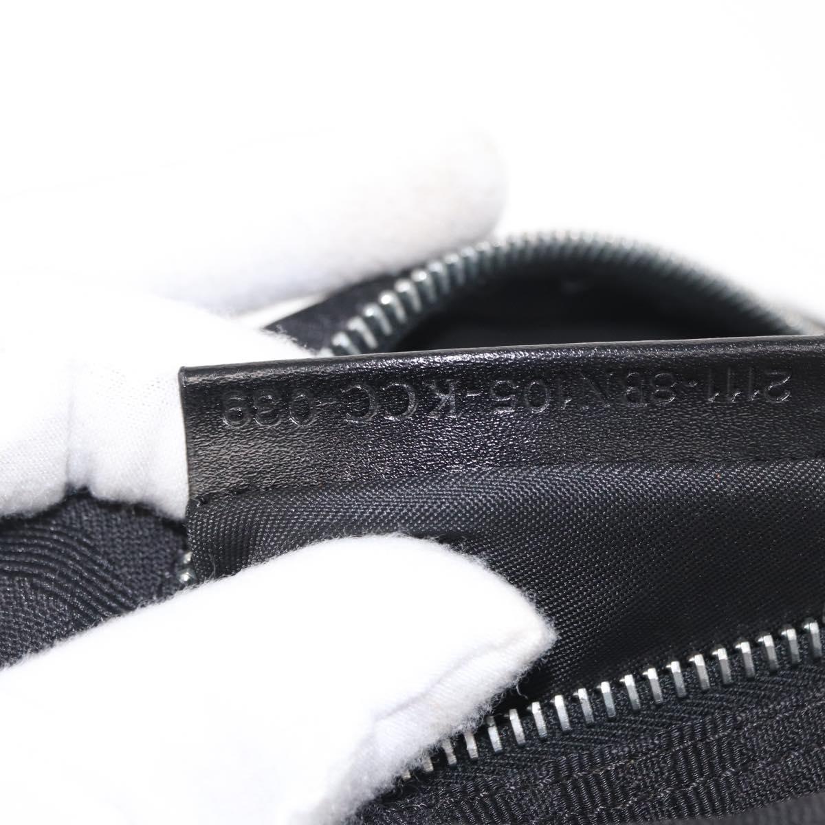 FENDI Hand Bag Black Silver Auth am10210V