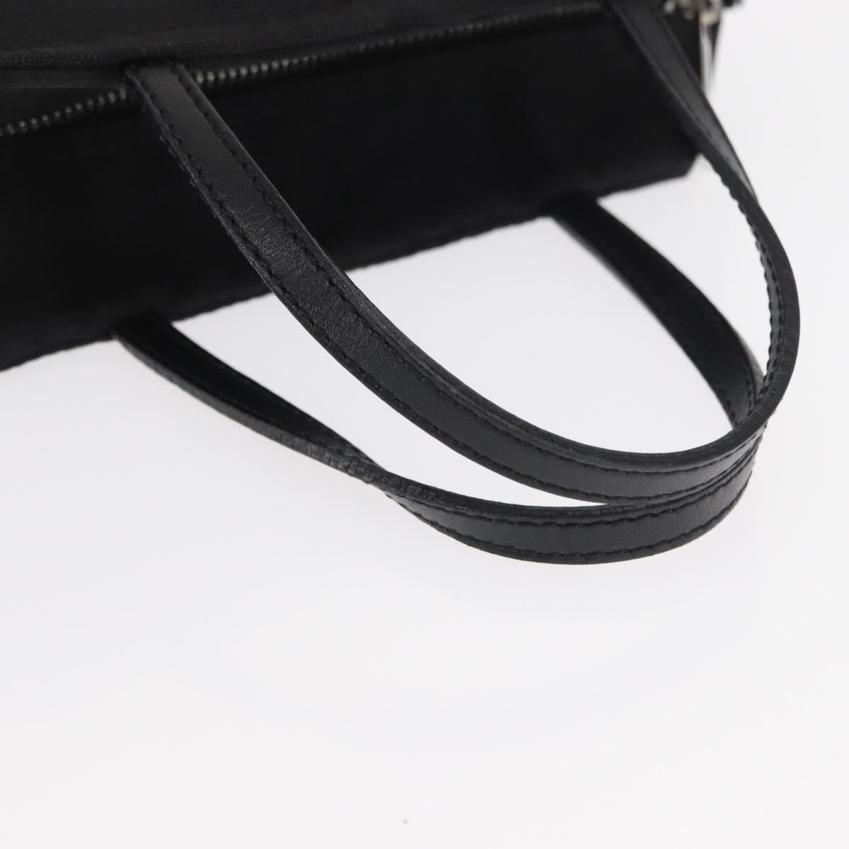 FENDI Hand Bag Black Silver Auth am10210V