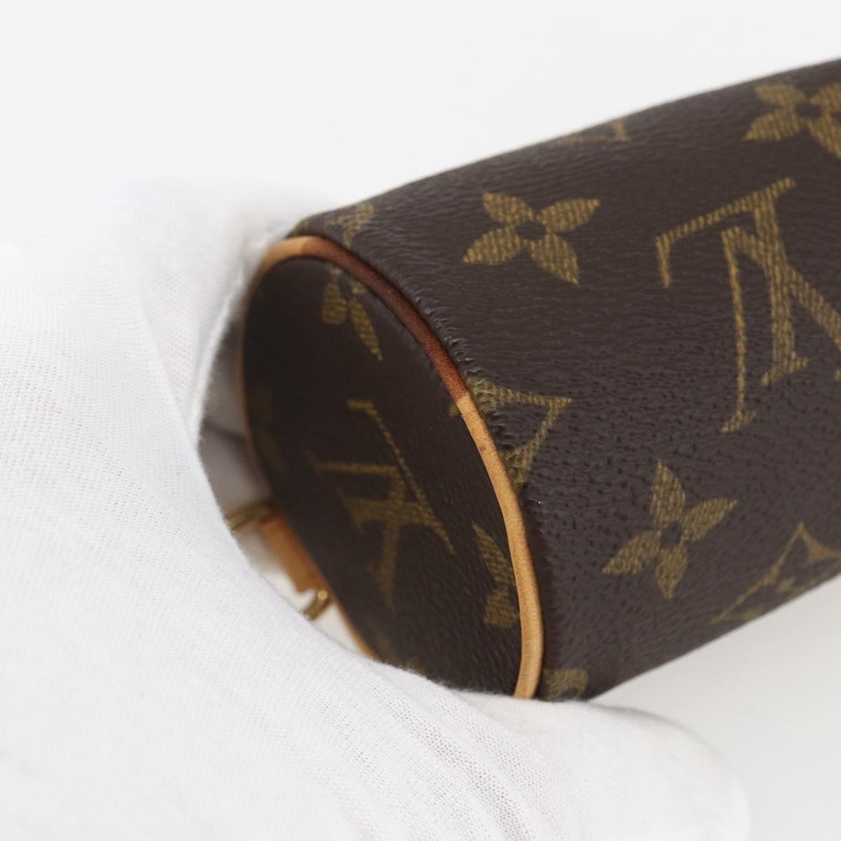 LOUIS VUITTON Monogram Papillon Pouch LV Auth am10232