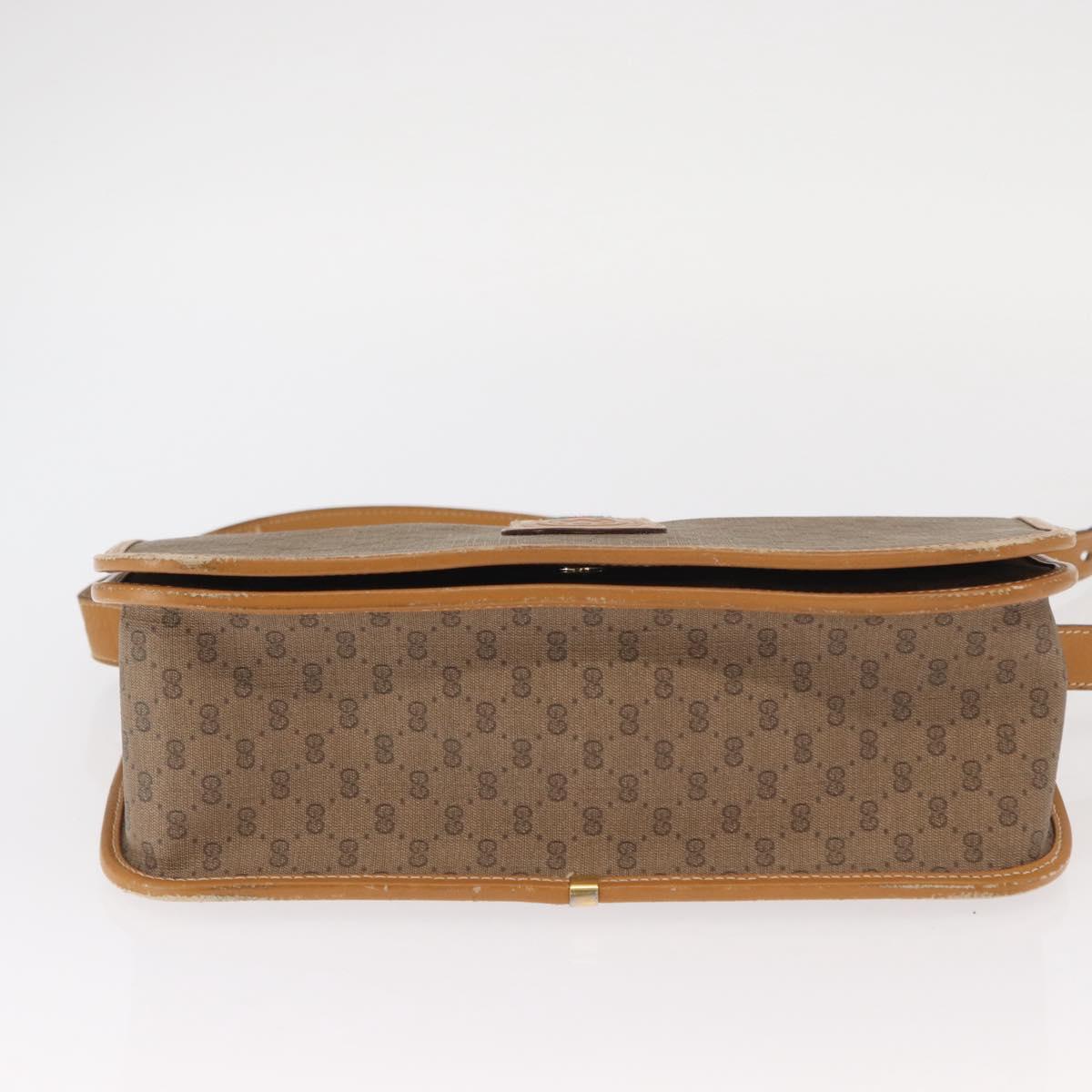 GUCCI Micro GG Supreme Web Sherry Line Bag PVC Beige 001 904 0915 Auth am10240