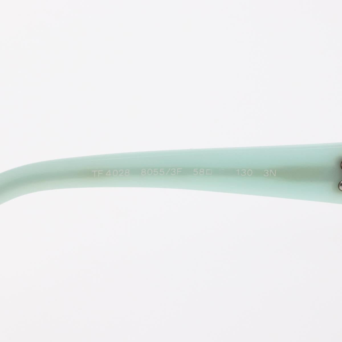 TIFFANY&Co. Sunglasses Plastic Baby blue Auth am10242