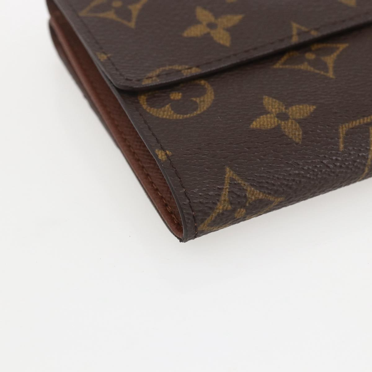 LOUIS VUITTON Monogram Porte Monnaie Bier Cartes Crdit M61652 LV Auth am10261V