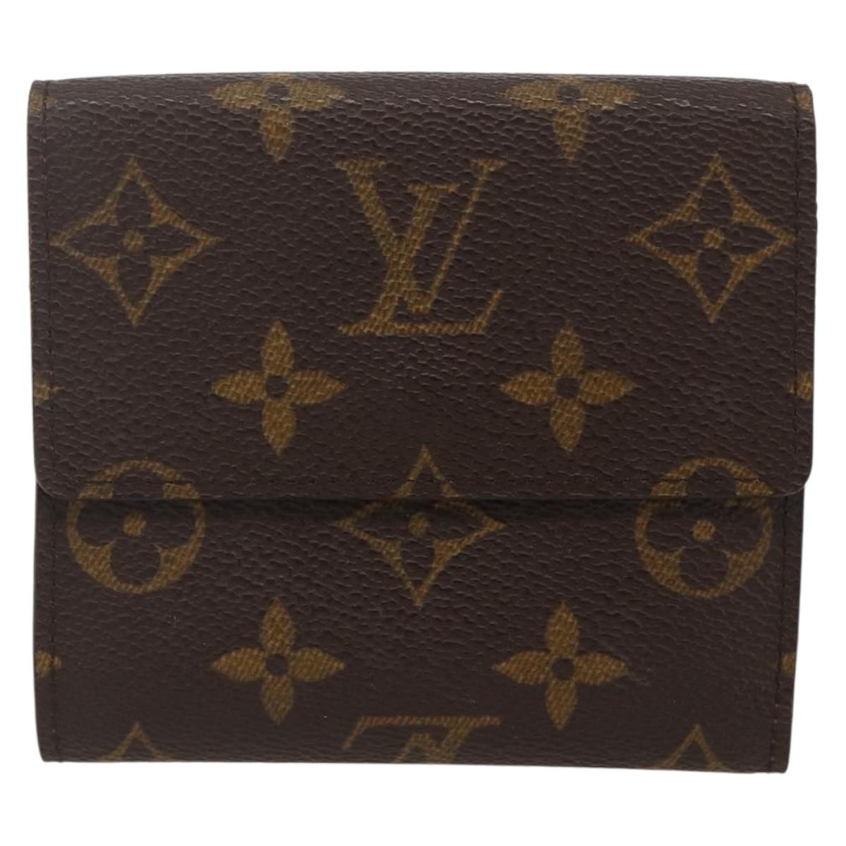 LOUIS VUITTON Monogram Porte Monnaie Bier Cartes Crdit M61652 LV Auth am10261V