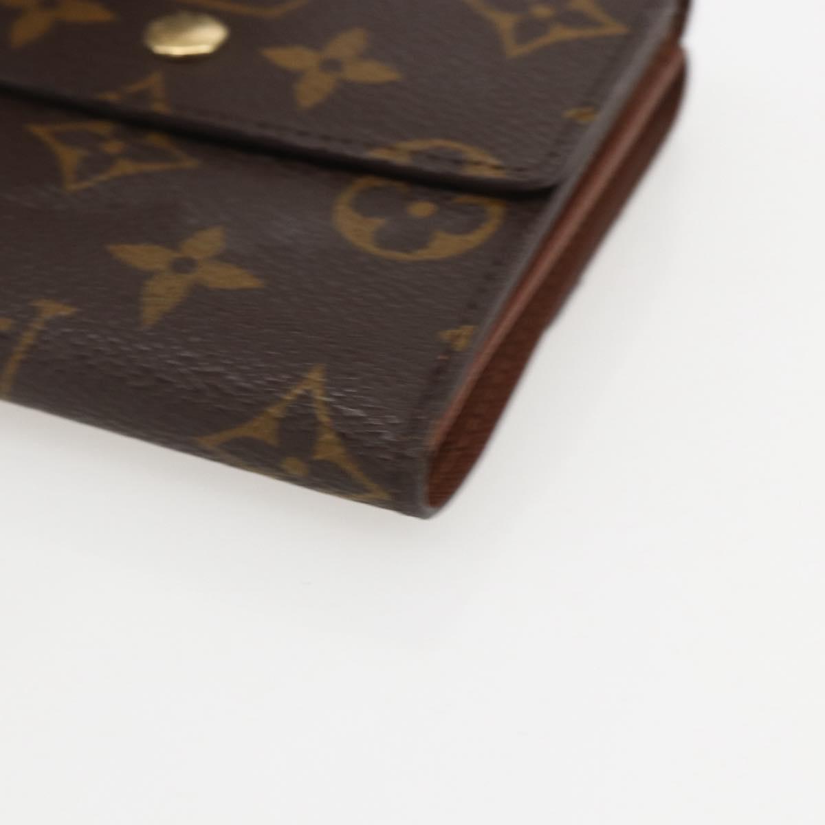 LOUIS VUITTON Monogram Porte Monnaie Bier Cartes Crdit M61652 LV Auth am10261V